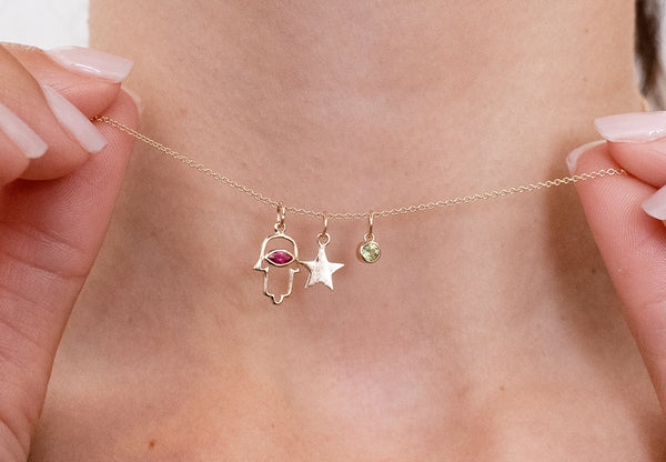 Starling PERIDOT BIRTHSTONE CHARM