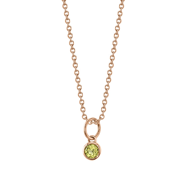 Starling PERIDOT BIRTHSTONE CHARM