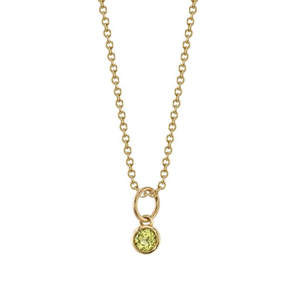 starling PERIDOT BIRTHSTONE CHARM