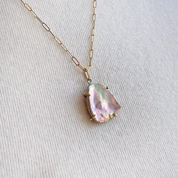 Starling Petal Pearl Charm