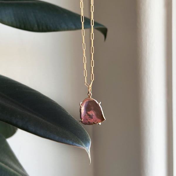 Starling Petal Pearl Charm