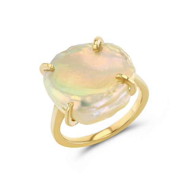 starling Petal Pearl Ring