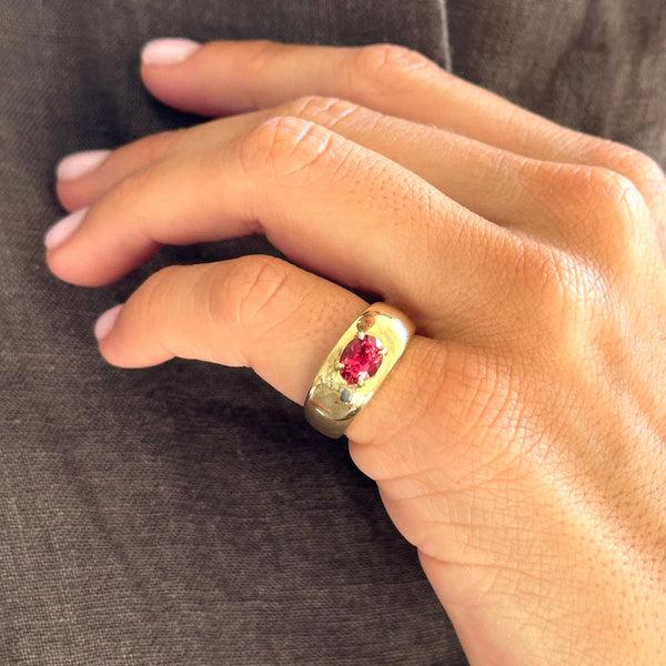 Starling PINK SPINEL CLOUD RING