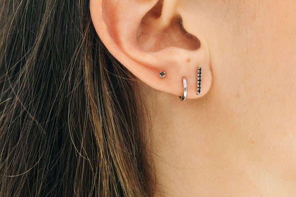 Starling PLAIN BABY HOOP EARRINGS