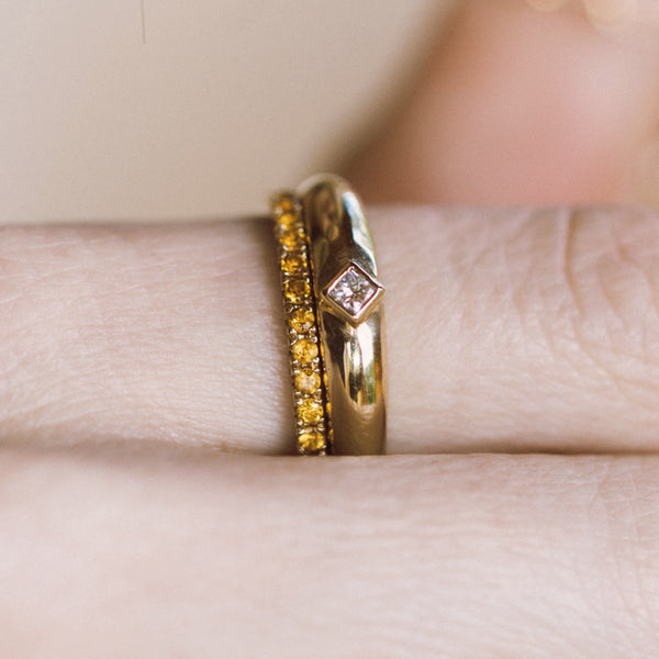 Starling Princess Cut Cloud Ring