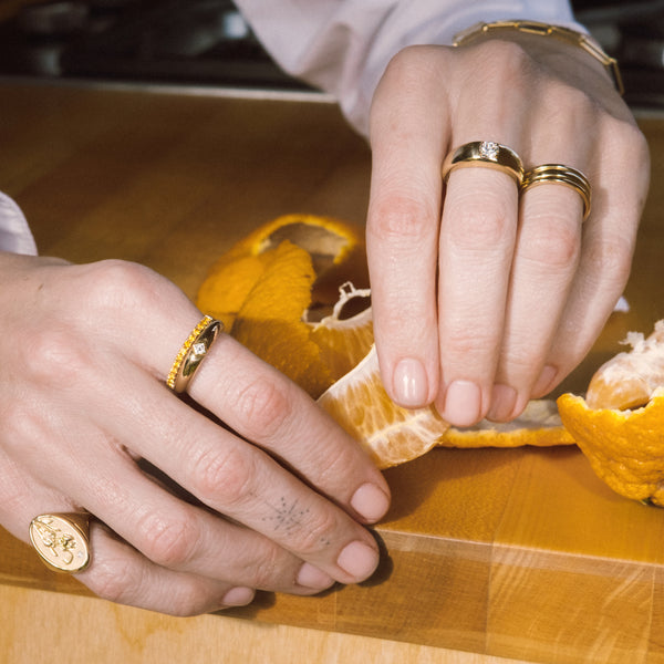 Starling Princess Cut Cloud Ring