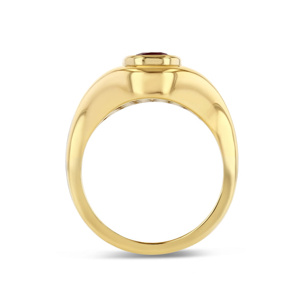 Starling RUBY RIPPLE SIGNET RING