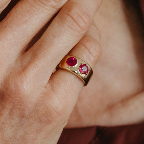 Starling RUBY TOI ET MOI CLOUD RING