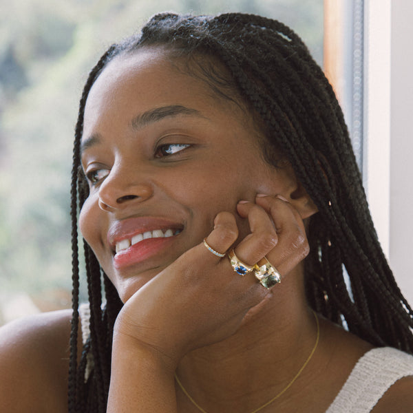 Starling Sapphire Cloud Ring