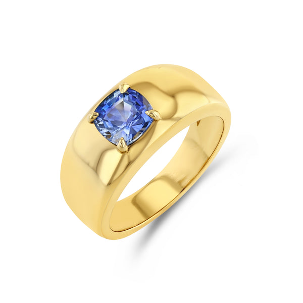 starling Sapphire Cushion Cut Cloud Ring