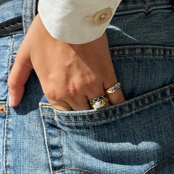 Starling Sapphire Petite Cloud Ring