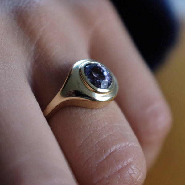 Starling SPINEL RIPPLE SIGNET RING