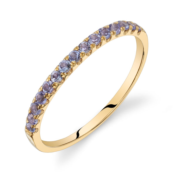 starling TANZANITE PAVÉ RING