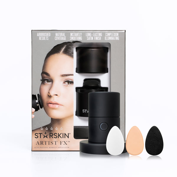 starskin LIMITED EDITION Artist FX™ Auto-Patting Make Up Applicator + Rose Quartz stone and Jade Stone