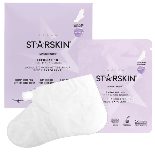 Starskin Magic Hour® Exfoliating Foot Mask | 3+1 Pack