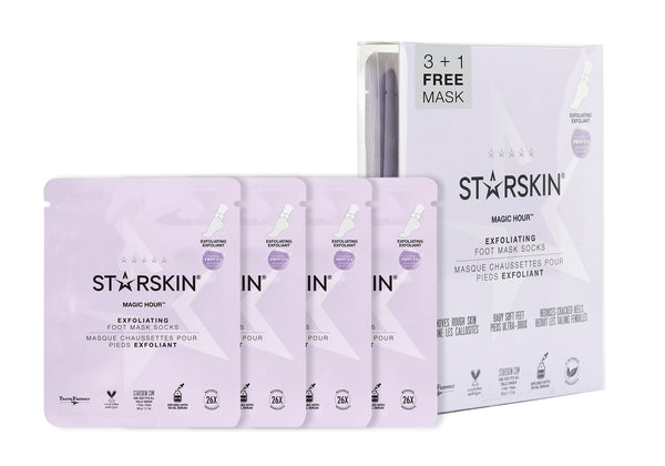 starskin Magic Hour® Exfoliating Foot Mask | 3+1 Pack