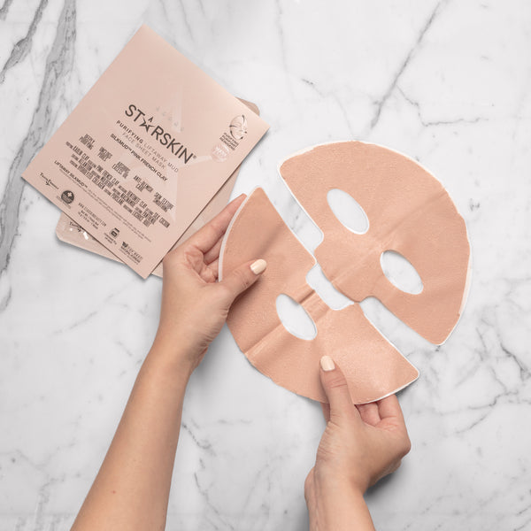 Starskin Silkmud® French Pink Clay Sheet Mask