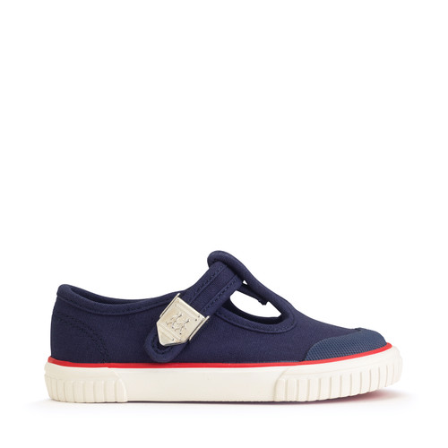 start rite Anchor Navy blue t-bar buckle canvas shoes