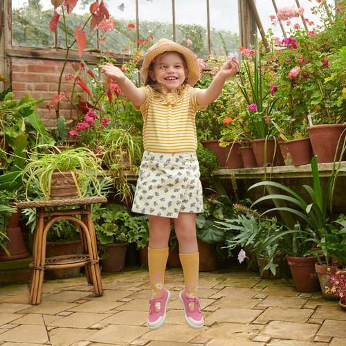 Start Rite Anchor Pink Girls T-bar Buckle Canvas Shoes