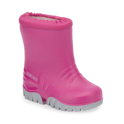Start Rite Baby Mudbuster Pink Girls Slip-on Waterproof Wellies