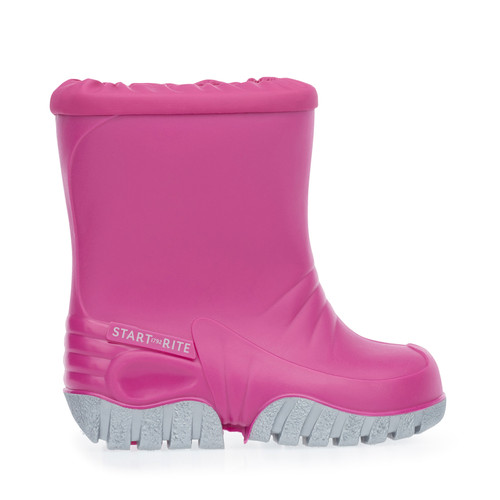start rite Baby Mudbuster Pink girls slip-on waterproof wellies