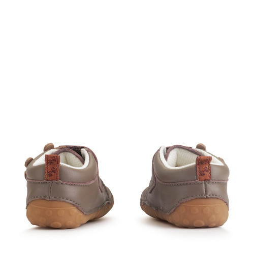 Start Rite Bear Hug Pine Bark Leather/nubuck Bear Rip-tape Pre-walkers