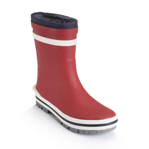Start Rite Big Puddle Red Slip On Waterproof Kids Wellies