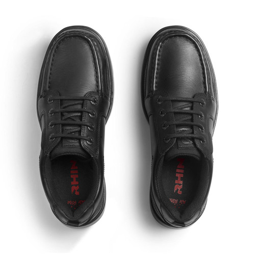 Start Rite Cadet Black Leather Boys Lace-up School Shoes