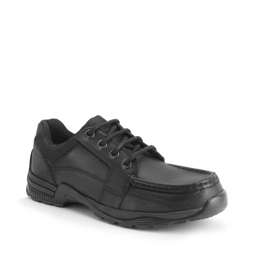 Start Rite Dylan Black Leather Boys Lace-up School Shoes