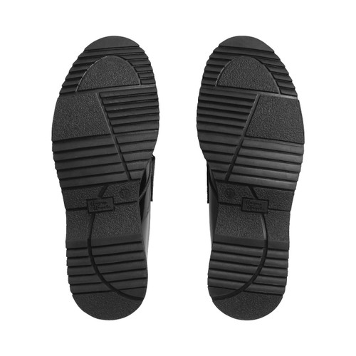 Start Rite Elevate Black Patent Girls Rip-tape Closed Angry Angels School Shoes