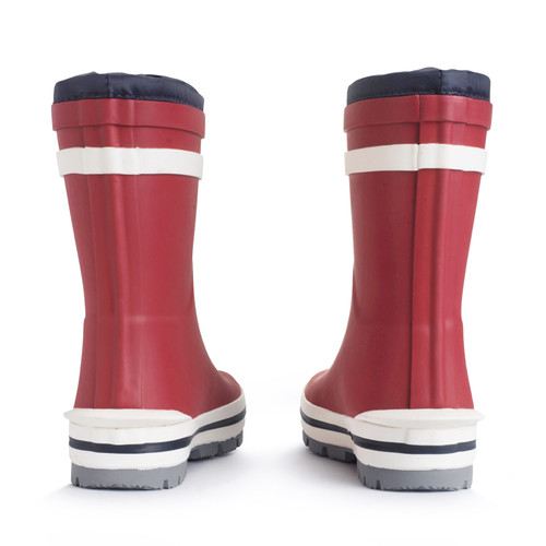 Start Rite Little Puddle Red Slip On Waterproof Wellies