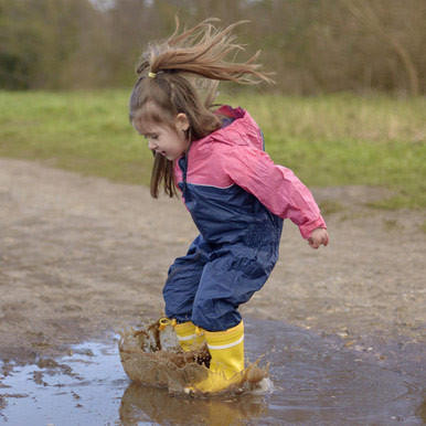 Start Rite Little Puddle Yellow Water Resistant Wellies