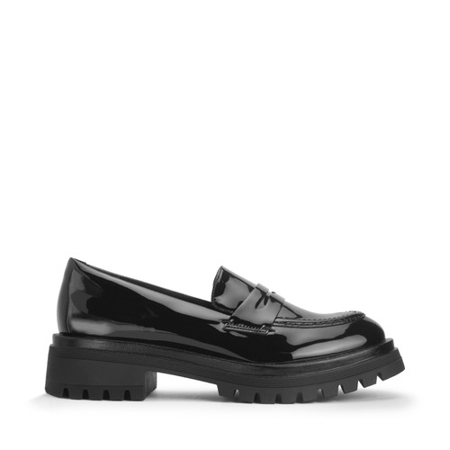 start rite Paris Black patent girls slip-on Angry Angels school shoes