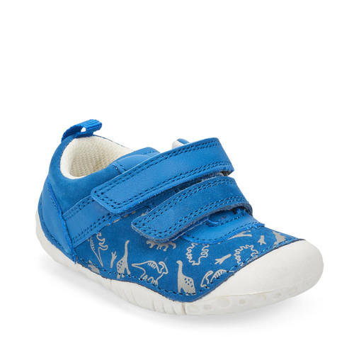 Start Rite Roar Bright Blue Nubuck Boys Rip-tape Pre-walkers
