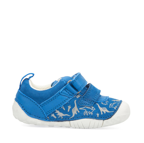 Start Rite Roar Bright Blue Nubuck Boys Rip-tape Pre-walkers