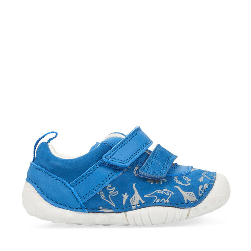 start rite Roar Bright blue nubuck boys rip-tape pre-walkers