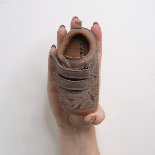 Start Rite Roar French Navy Dino Nubuck/leather Rip-tape Baby Pre-walkers