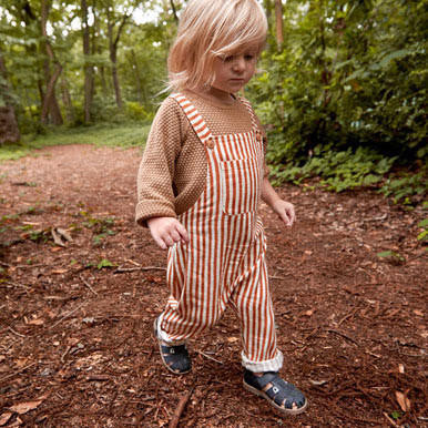 Start Rite Dino Park Navy Leather Rip-tape Sandals