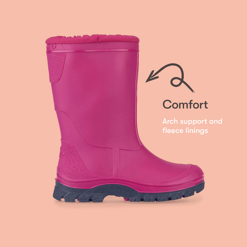 Start Rite Mudbuster Pink Girls Waterproof Wellies