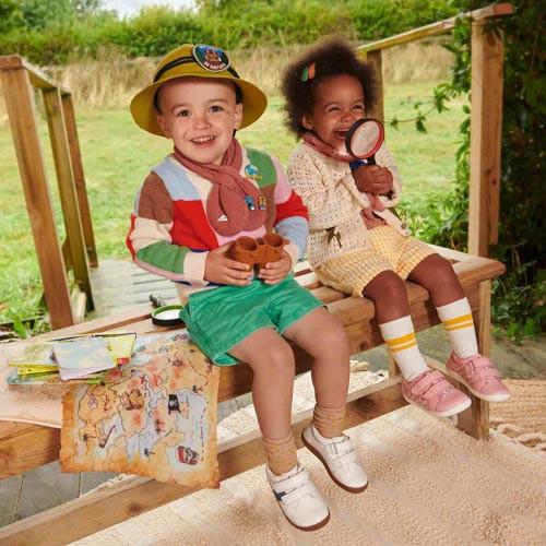 Start Rite Styler White Leather Casual Rip-tape First Walking Shoes