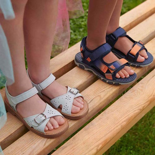 Start Rite Trekker Navy Rip-tape Sporty Kids Sandal