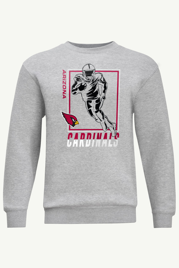 starter MENS ARIZONA CARDINALS PLAYER GRID SWEATSHIRT