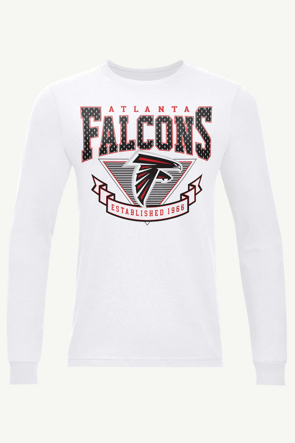 starter MENS ATLANTA FALCONS 80's INSPIRED LONG SLEEVE T SHIRT