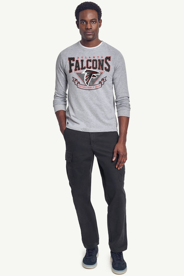Starter MENS ATLANTA FALCONS 80's INSPIRED LONG SLEEVE T SHIRT