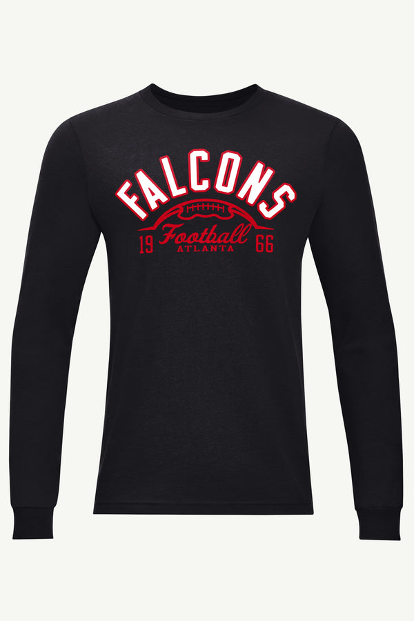 starter MENS ATLANTA FALCONS HALF BALL LONG SLEEVE T SHIRT