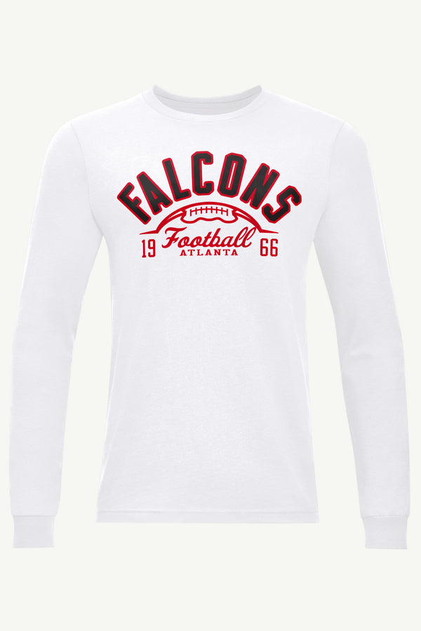 starter MENS ATLANTA FALCONS HALF BALL LONG SLEEVE T SHIRT