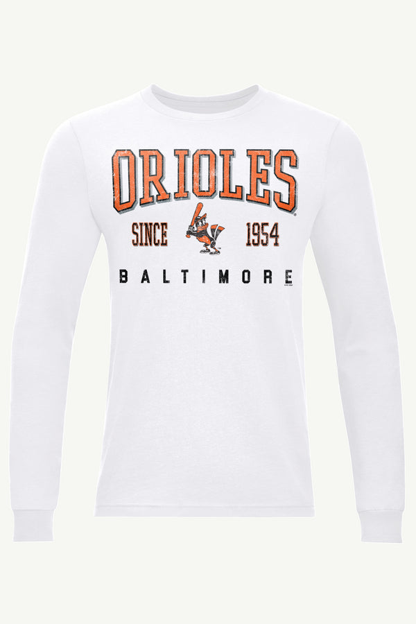 starter MENS BALTIMORE ORIOLES RETRO LONG SLEEVE T SHIRT