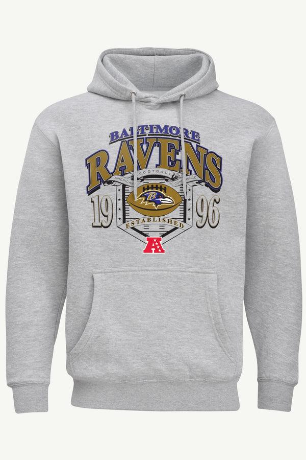 starter MENS BALTIMORE RAVENS 80s INSPIRED FIELD HOODIE
