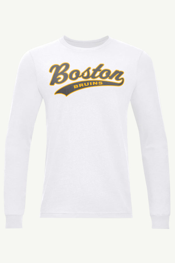 starter MENS BOSTON BRUINS TAILSWEEP LONG SLEEVE T SHIRT