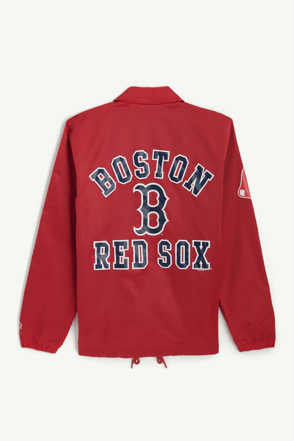 Starter MENS BOSTON RED SOX OPTION ROUTE COACHES JACKET